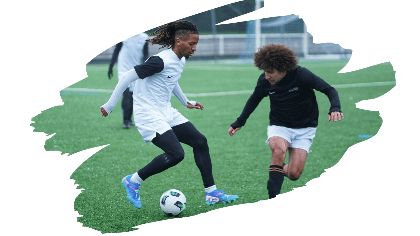 Drible au detections de foot
